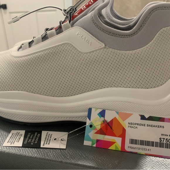 Size 41 Neoprene Prada Sneakers - Picture 4 of 4